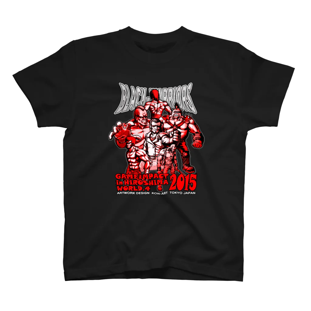 Kon-ART グッズショップのBLACK WARRIORS スタンダードTシャツ