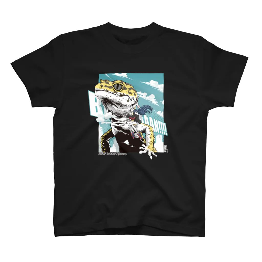 DsukeのMEGA Leopard Gecko Regular Fit T-Shirt