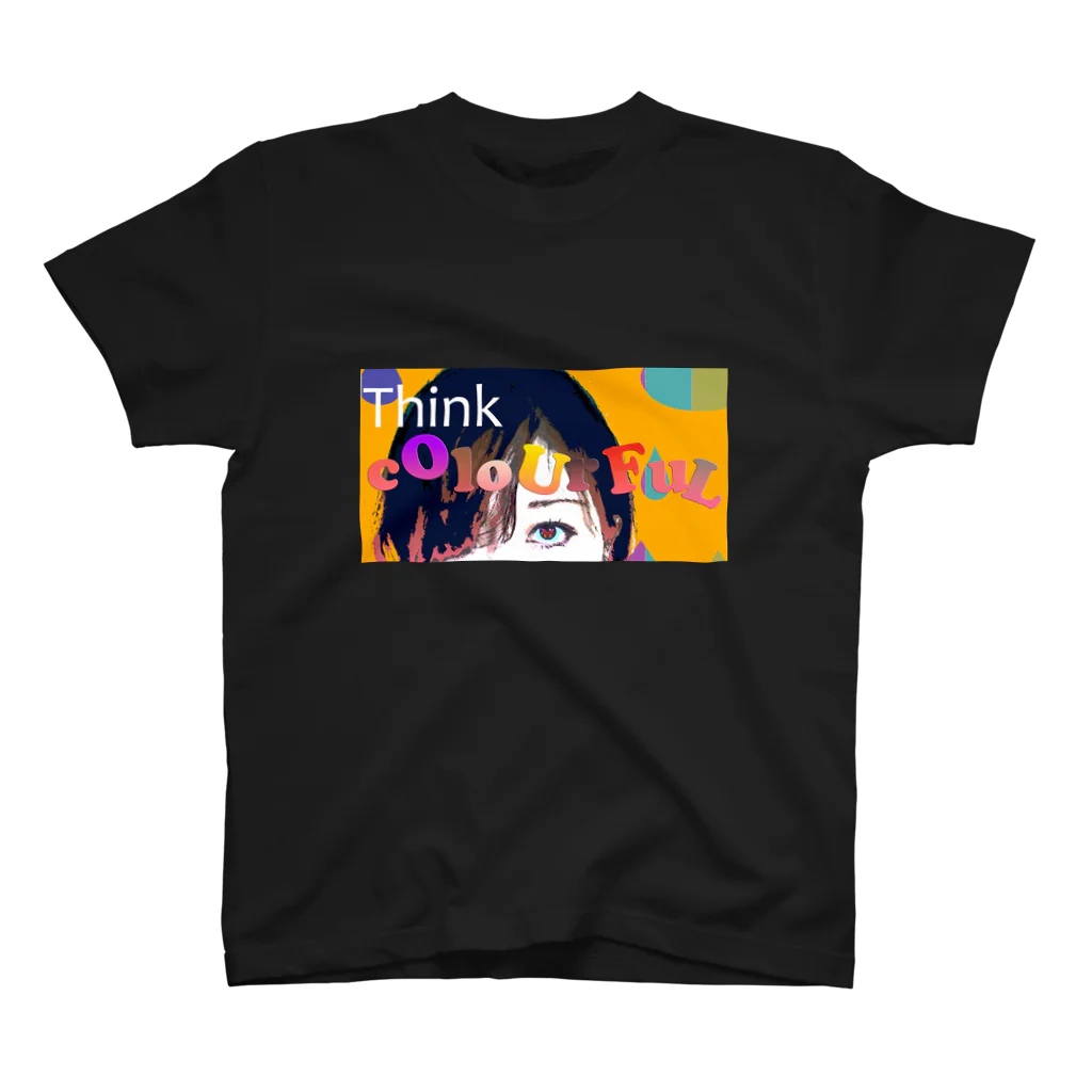 lifejourneycolorfulのThink Colorful Regular Fit T-Shirt