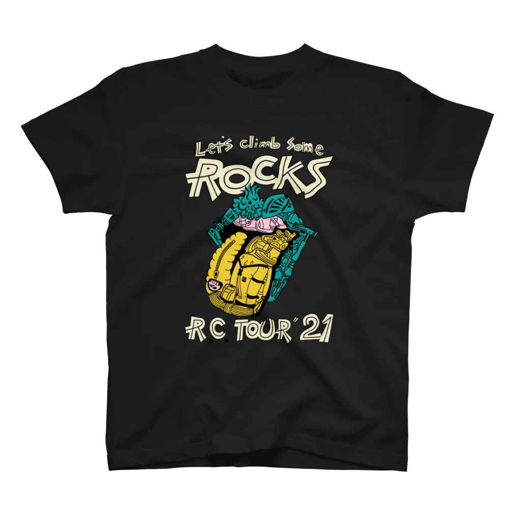 丘沢屋のROCK　緑 スタンダードTシャツ