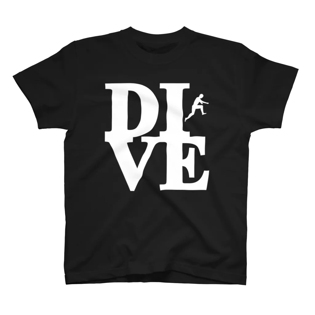 Plastic-Earthの"Dive" POP-ART風 スタンダードTシャツ