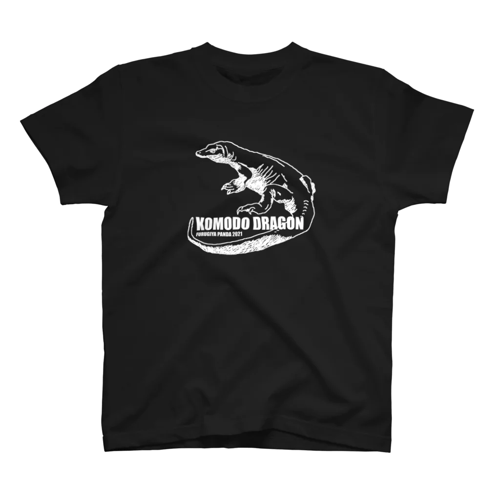 古着屋パンダのコモドドラゴン　ホワイト　古着屋パンダ Regular Fit T-Shirt