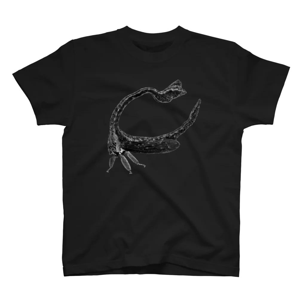 ツノゼミクラフト　#ツノゼミgoのツノゼミTシャツ　ミカヅキB スタンダードTシャツ