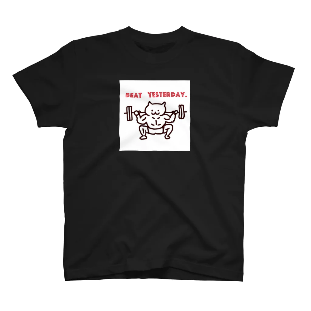 ぼへぼへのネコマッチョ Regular Fit T-Shirt