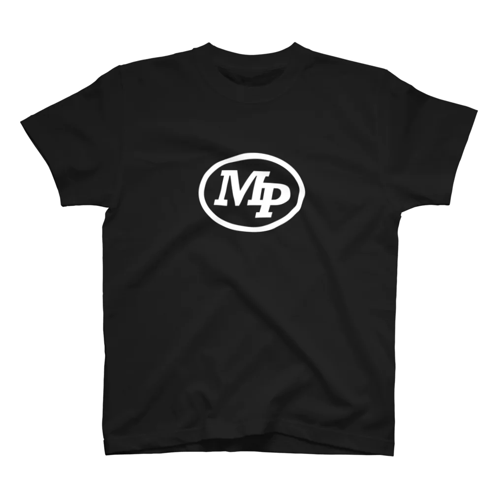 モトパネライのMPロゴ円枠(白) スタンダードTシャツ