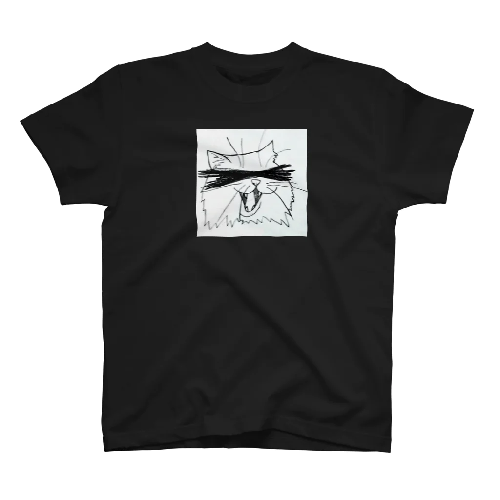 瀬藤内乃の目線入り猫 スタンダードTシャツ