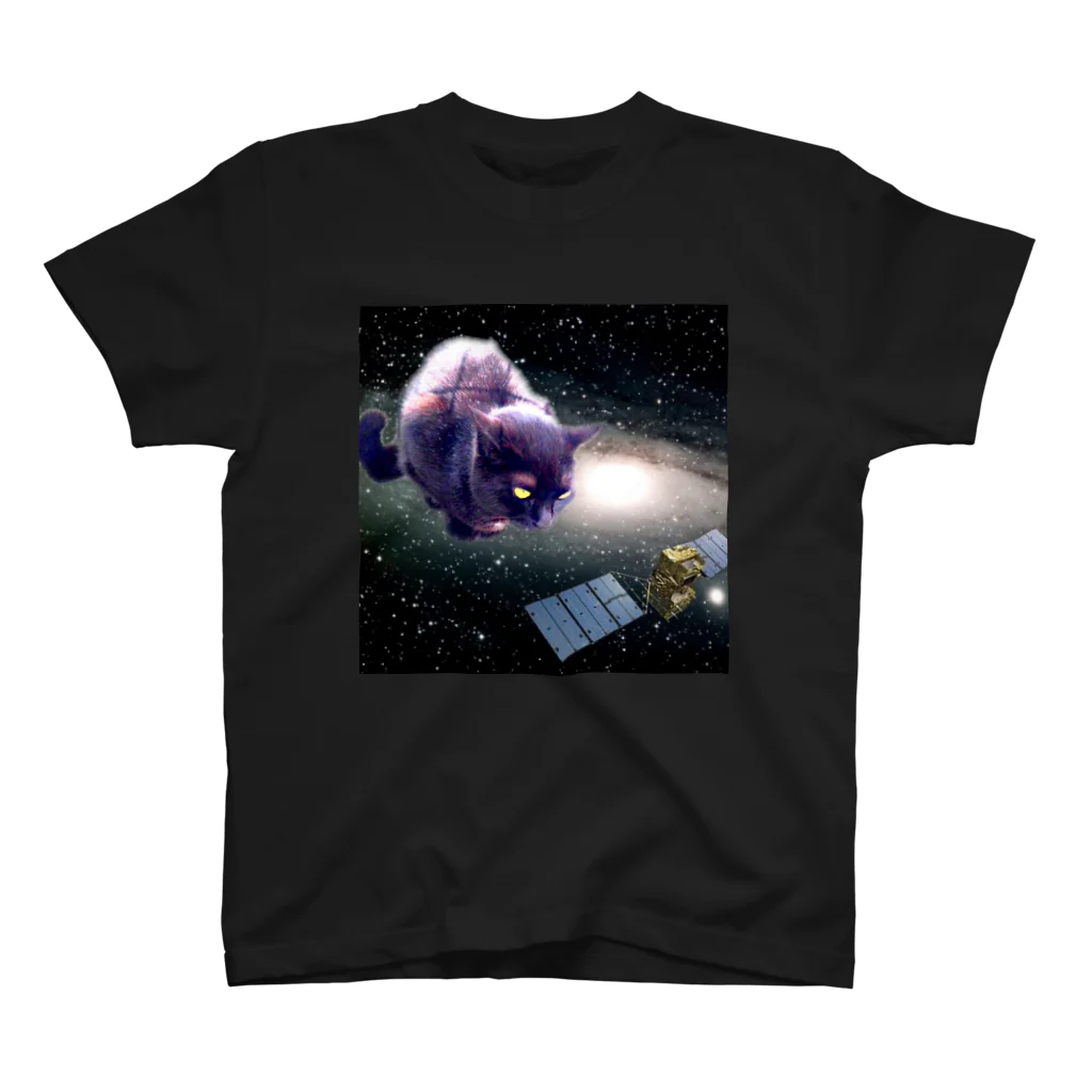 UMAノ屋のスーパー宇宙ネコ スタンダードTシャツ