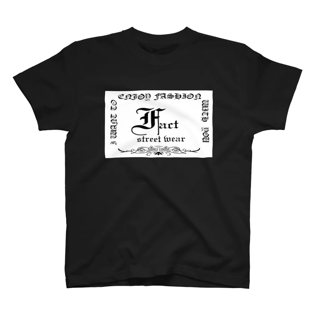 FACT street wearのfact street wearメインロゴT1st Regular Fit T-Shirt