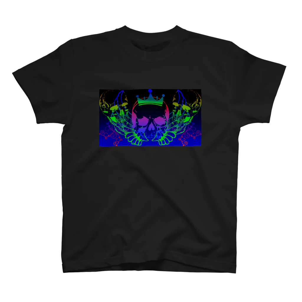 EAGIEのNEON SKULL スタンダードTシャツ