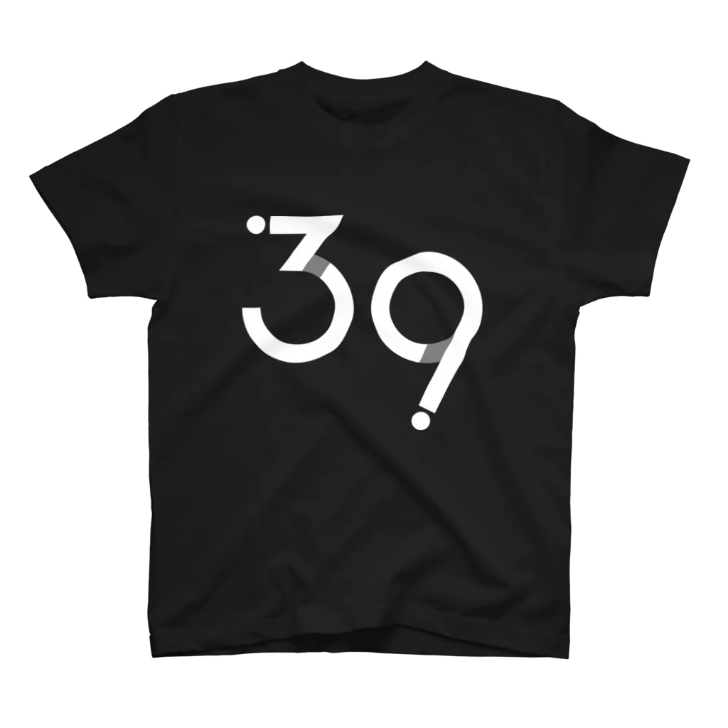 サンキュームービーマートの39ロゴ Tシャツ 白文字Ver Regular Fit T-Shirt