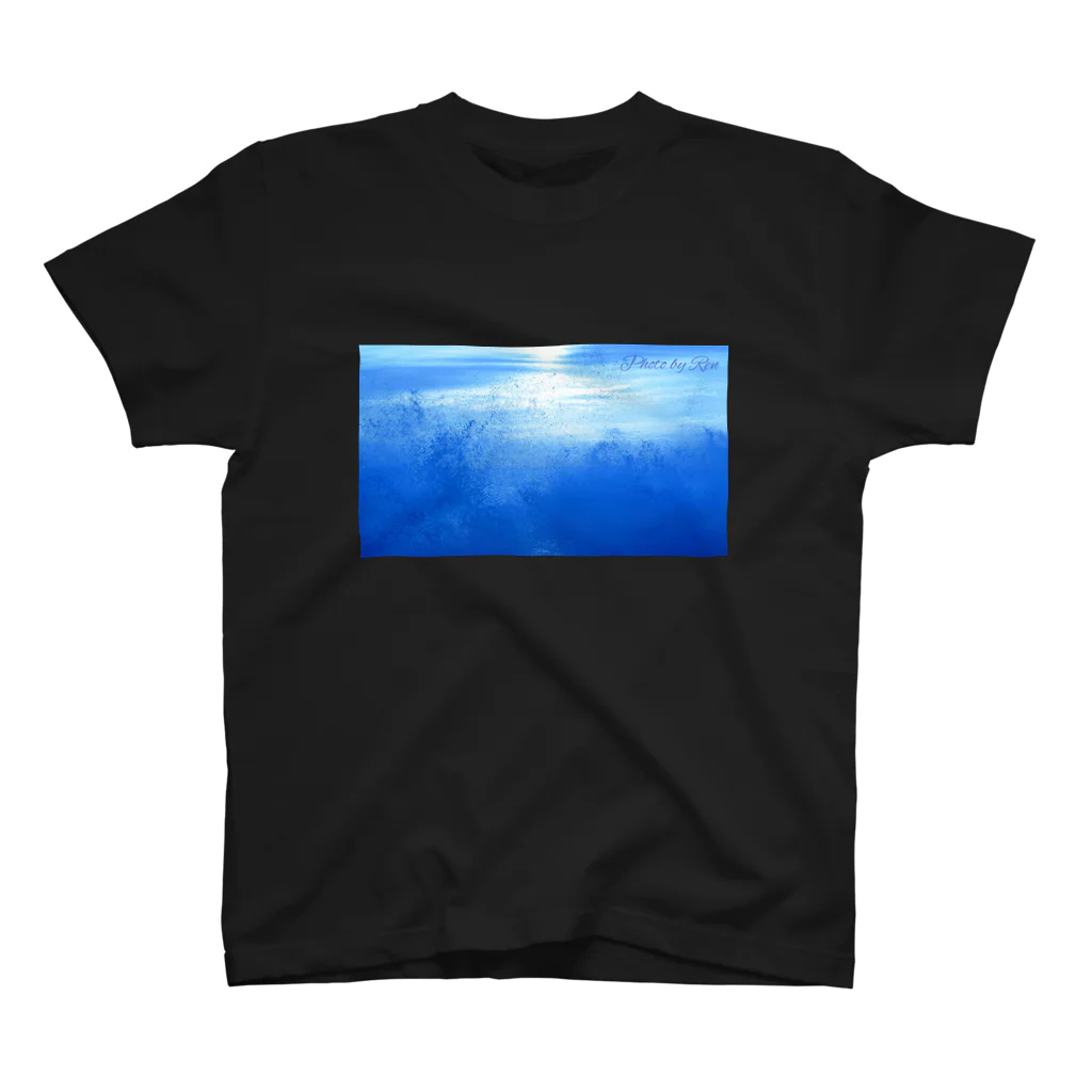 rencafeの Blue wave スタンダードTシャツ