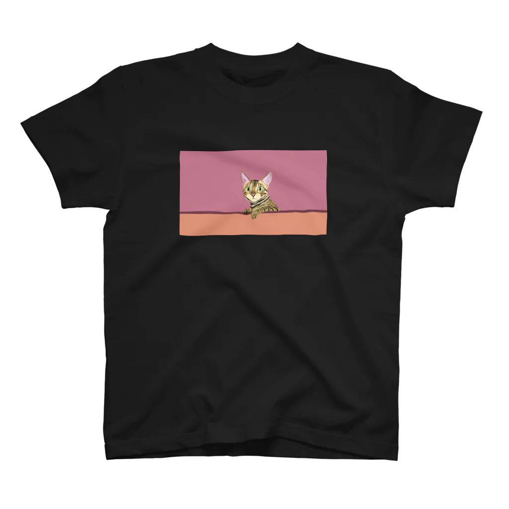 𝕤𝕚𝕞猫のBengal cat スタンダードTシャツ