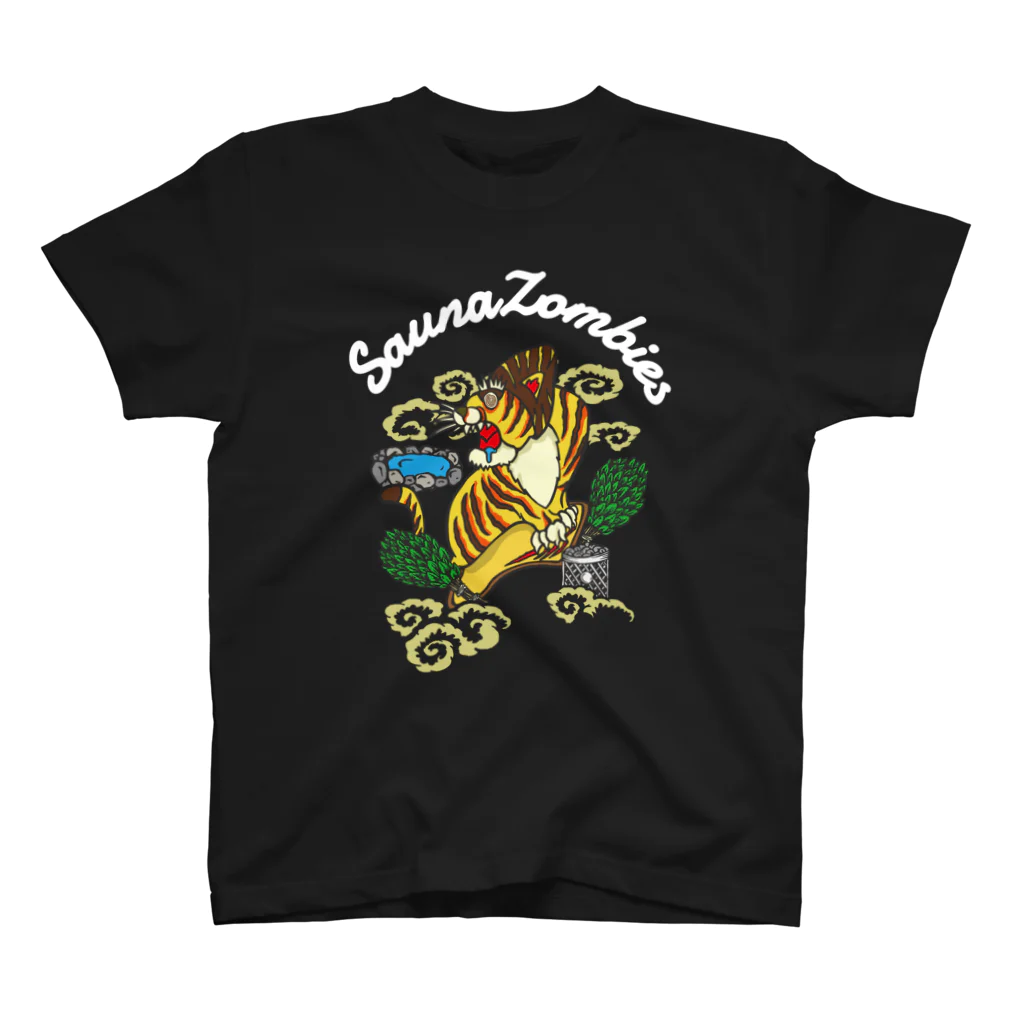 SAUNA ZOMBIESのSAUNA ZOMBIES-Giddy Tiger T- Regular Fit T-Shirt