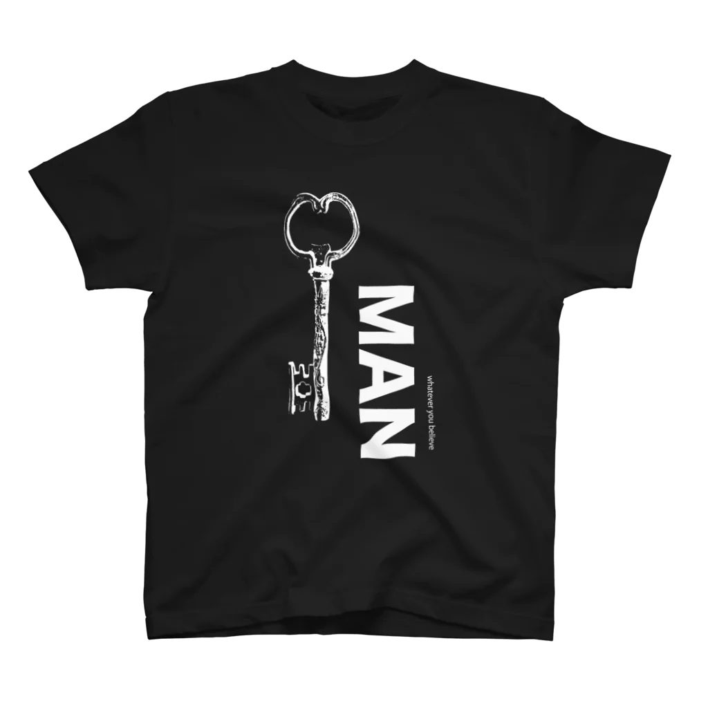 NOIR EXPERIMENTのKEY MAN スタンダードTシャツ