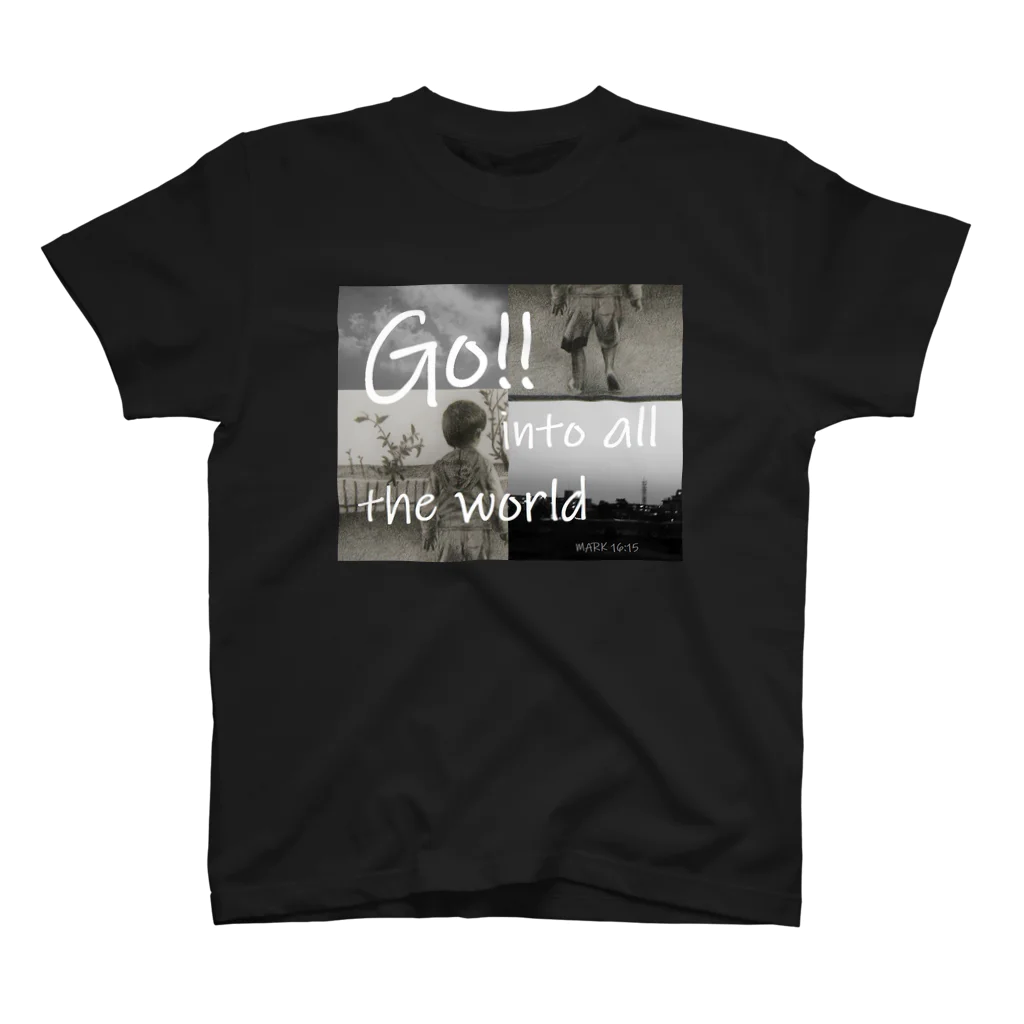 ミカライ✿クリスチャンショップのGo into all the world 2 Regular Fit T-Shirt