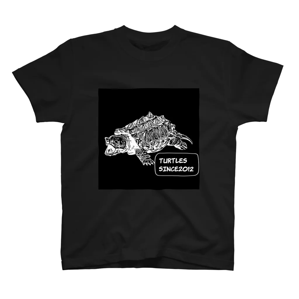 TURTLESのタートルズ　黒 スタンダードTシャツ