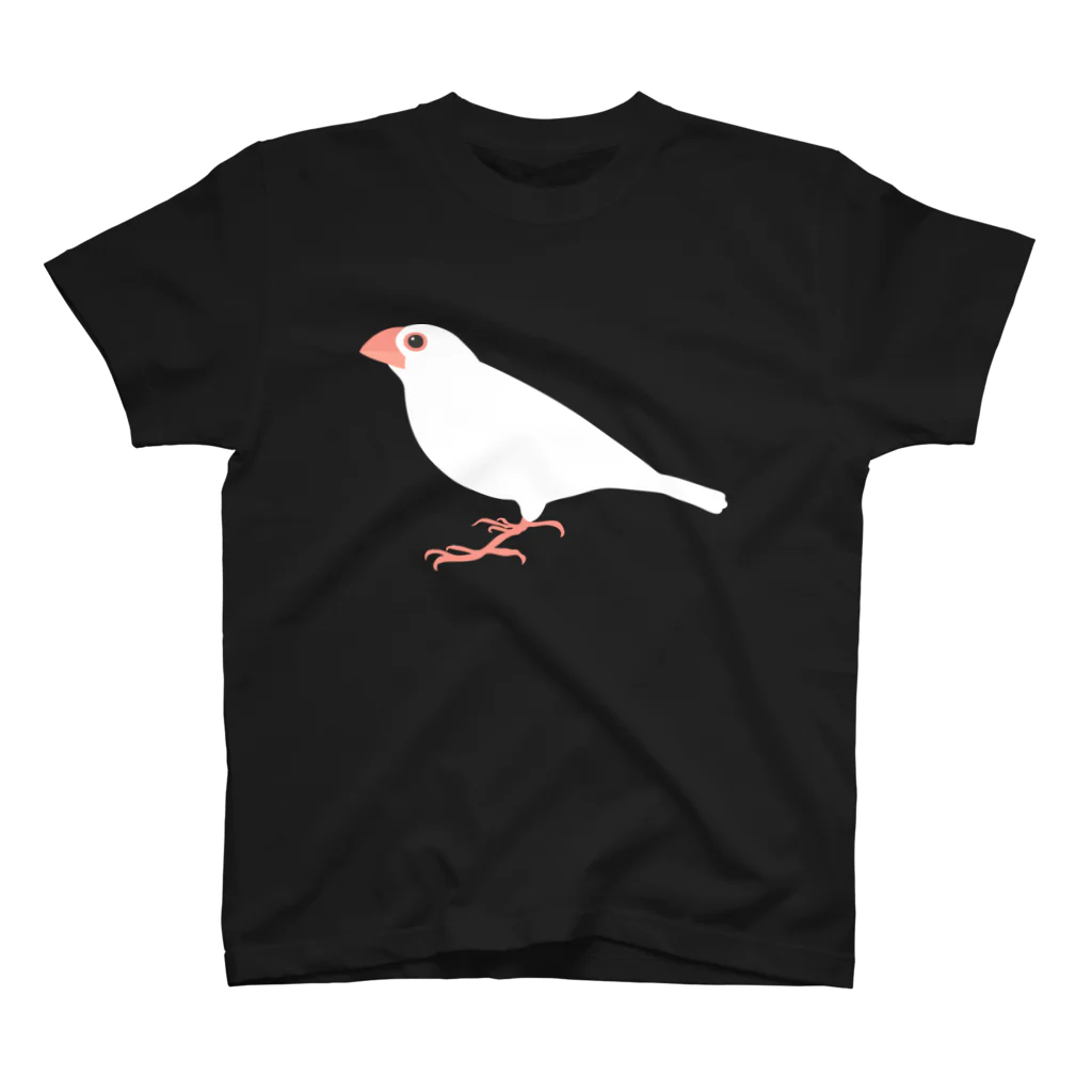 文鳥ちゅんねる【公式グッズストア】の白文鳥Ｔシャツ Regular Fit T-Shirt