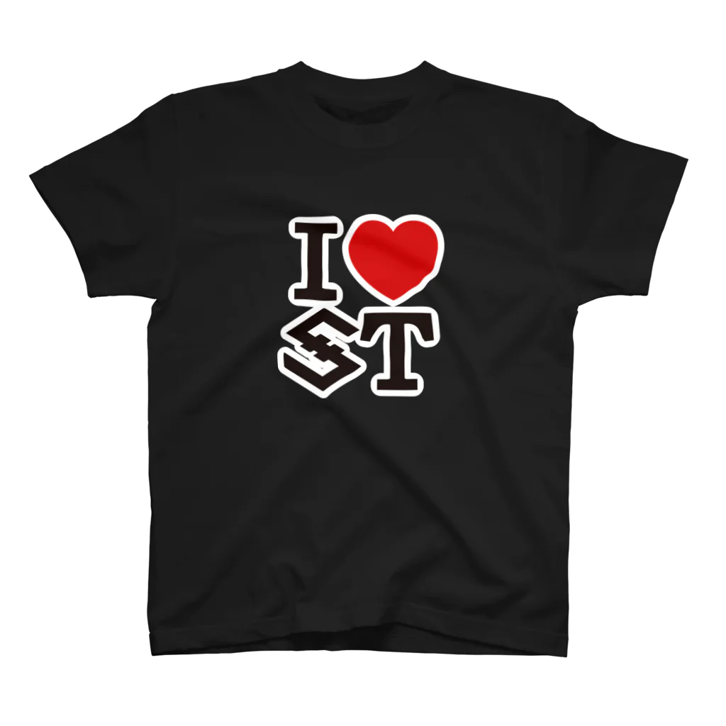 ＩＯＳＴのI love IOST（スクエア型） Regular Fit T-Shirt