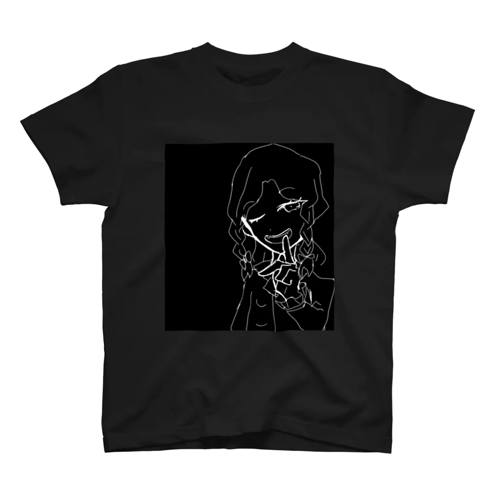 気まぐれだらだらの黒世界 Regular Fit T-Shirt