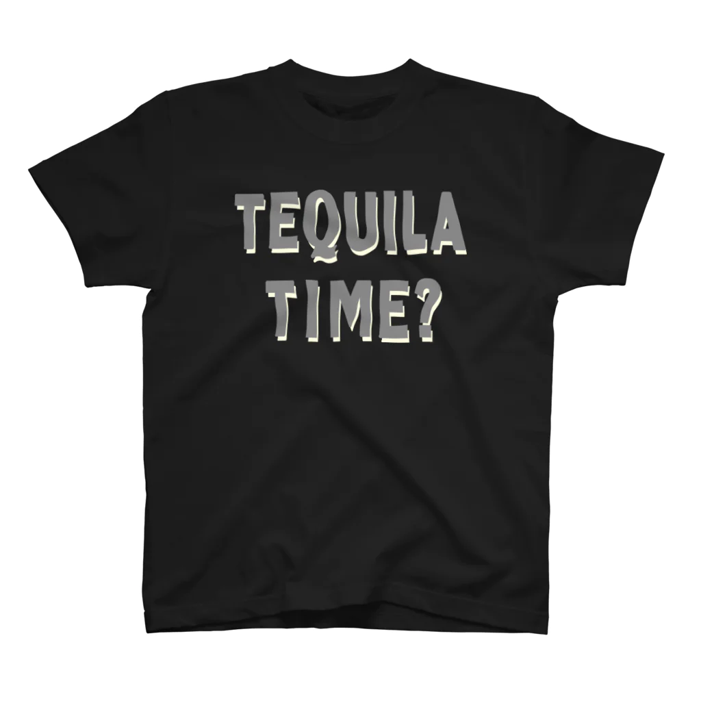 umala__shopのテキーラタイム(文字グレー) Regular Fit T-Shirt