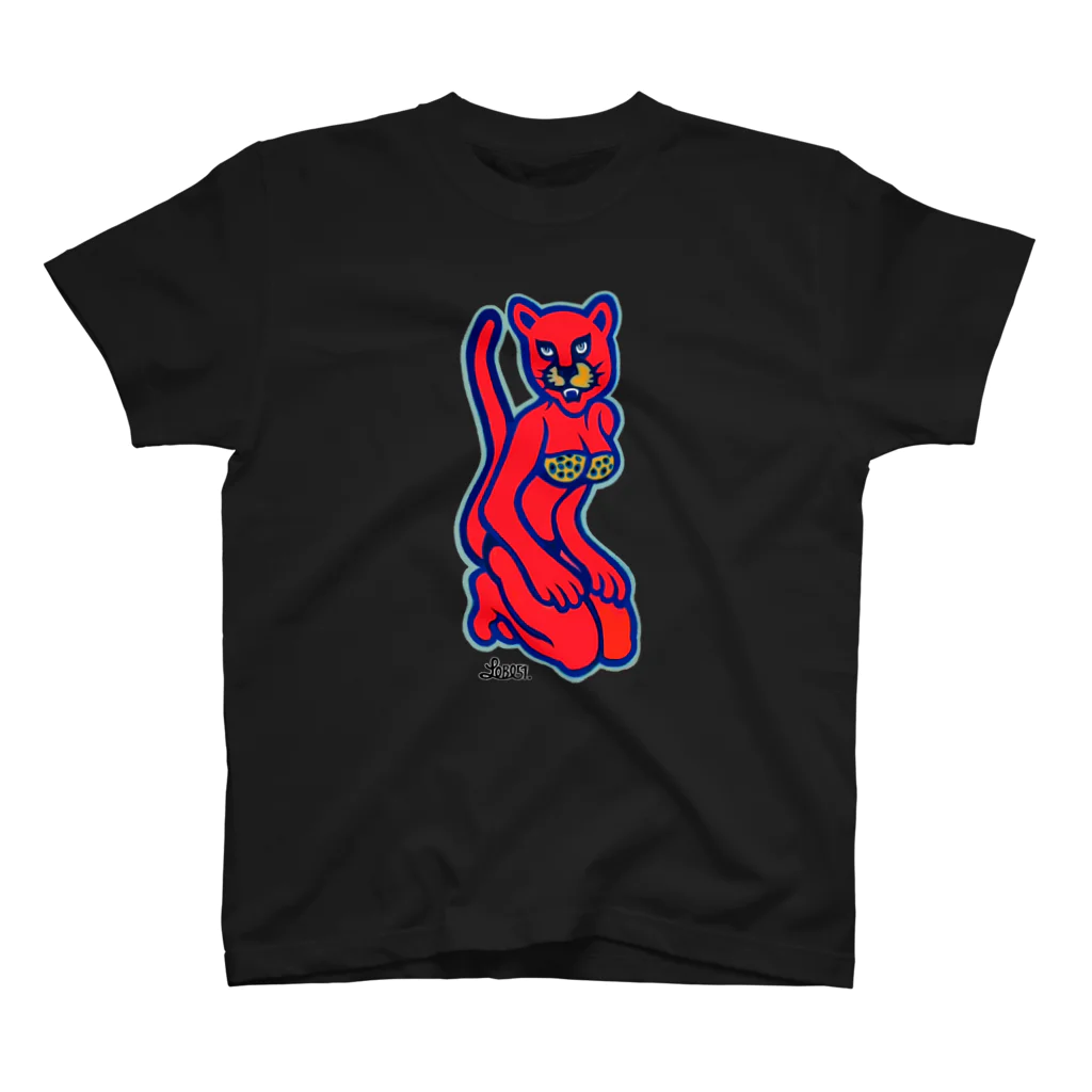 Mobile Gift Shop のLady  Panther  スタンダードTシャツ