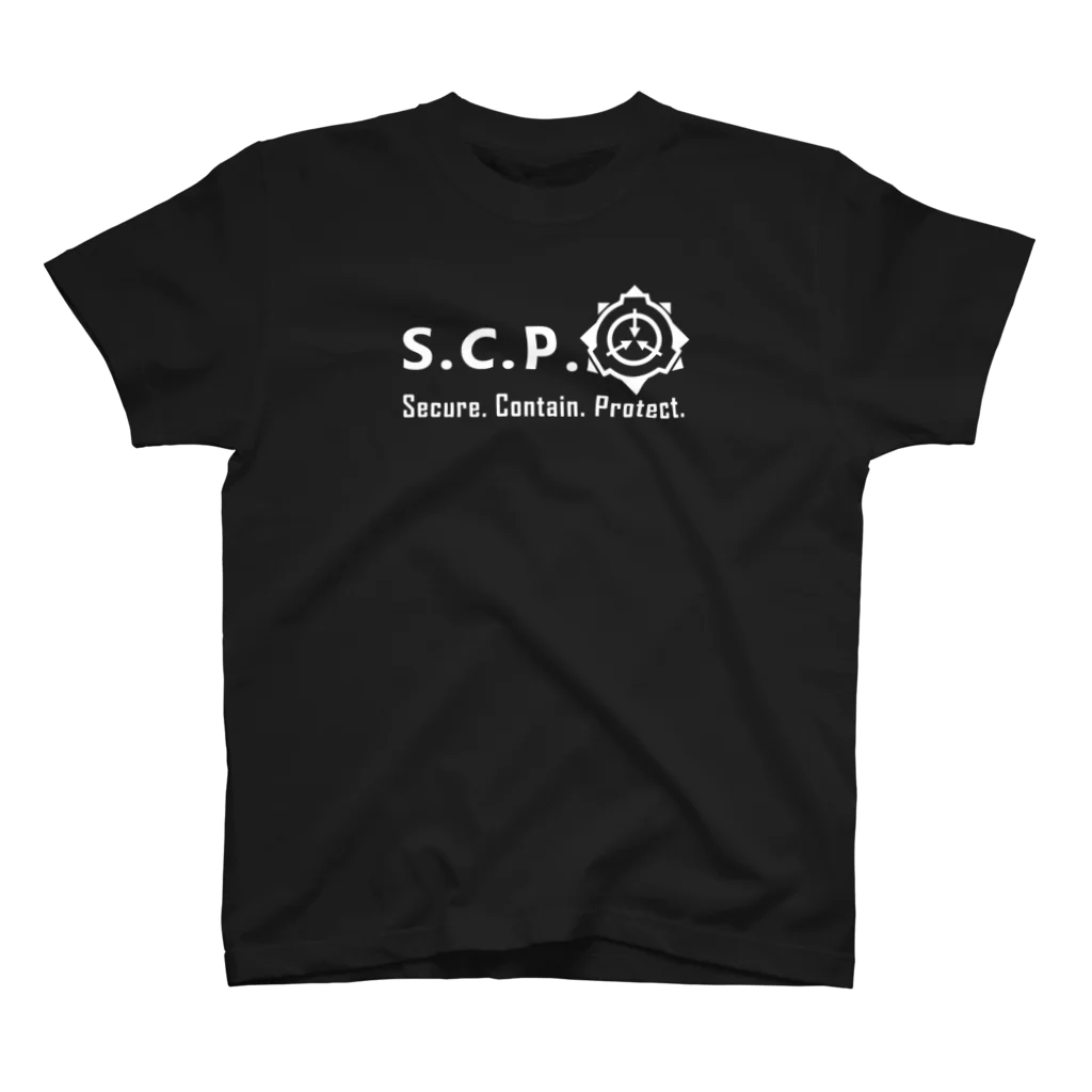 トランジスタ＠ SCP FoundationのSCPロゴグッズ-文字入りシンプル[SCP Foundation] スタンダードTシャツ