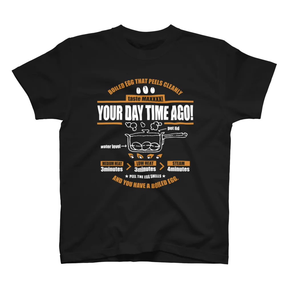 TAKESHI IS TAKESHIのゆでたまご： YOUR DAY TIME AGO Regular Fit T-Shirt