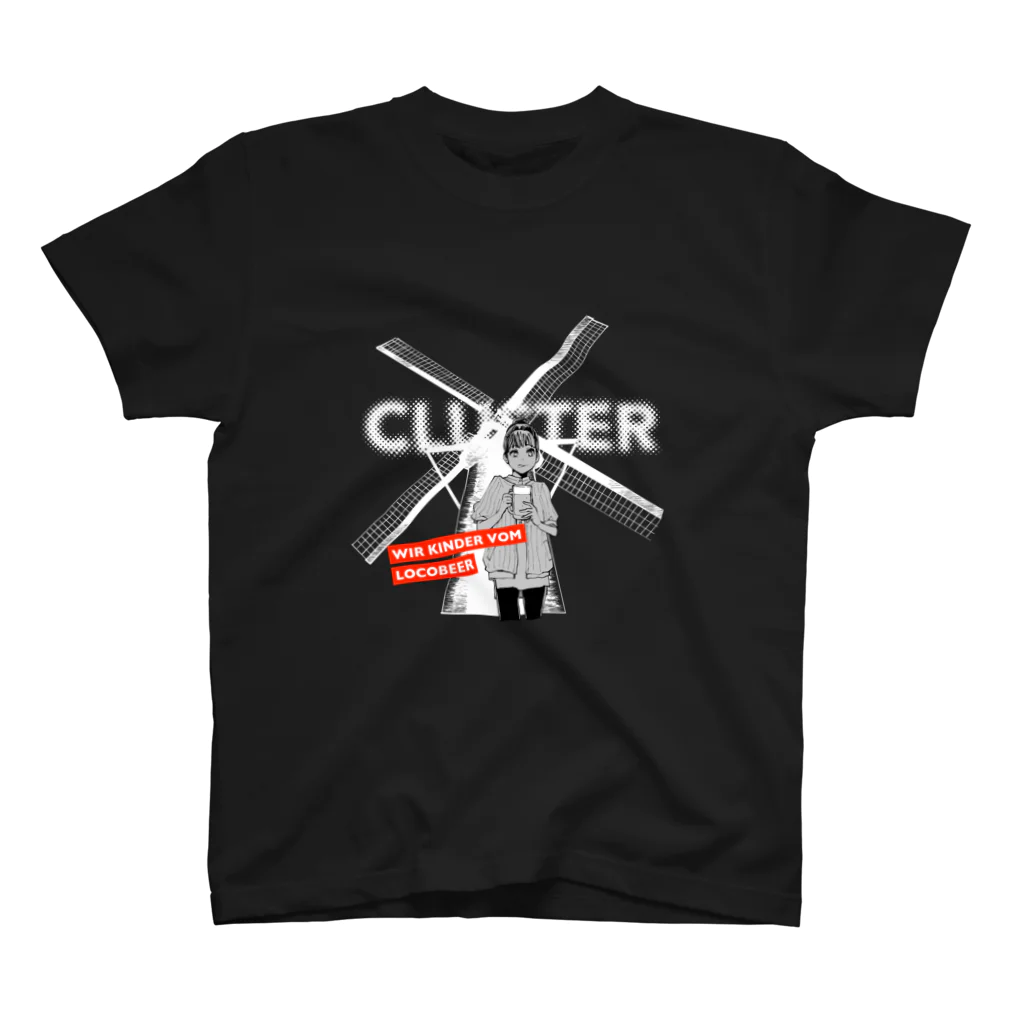 WIR KINDER VOM CLUSTERのLOCOBEER X CLUSTER スタンダードTシャツ