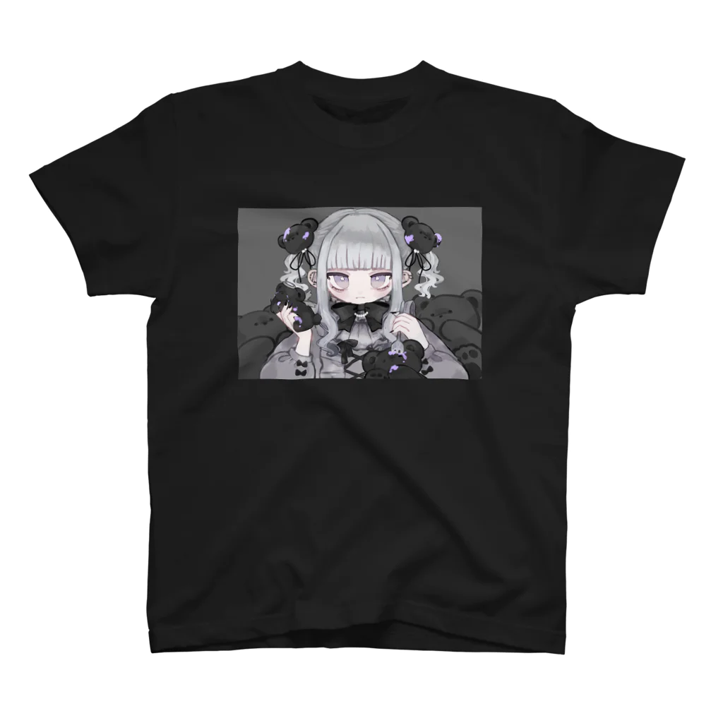 ¿^._.^のくまをしょくす スタンダードTシャツ