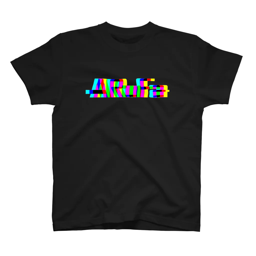 ARuFaの公式グッズ屋さんのARuFaカラフルロゴ（デカいロゴ） スタンダードTシャツ