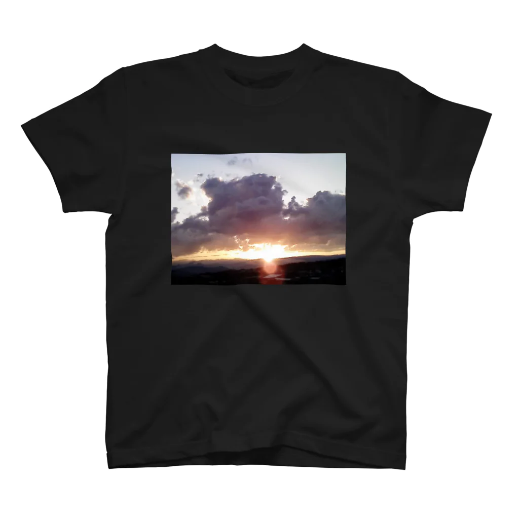 ちょっと夢見るわんだーらんどの夕陽 スタンダードTシャツ