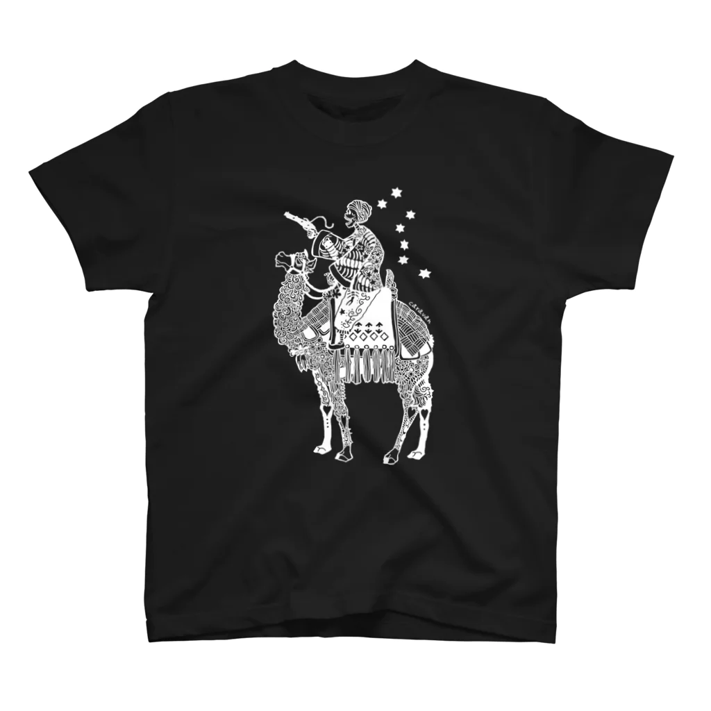 CARAVANのラクダと骨 スタンダードTシャツ