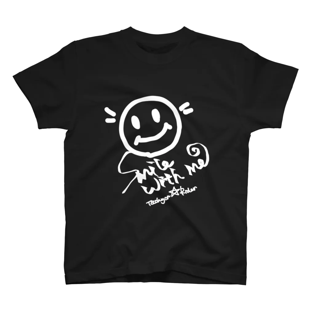 タキオン✩ライダー✩ラボのSmile with me【しろ】 スタンダードTシャツ