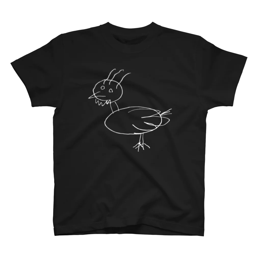 村中心療内科のながはなさんの描いた鳥(白) Regular Fit T-Shirt