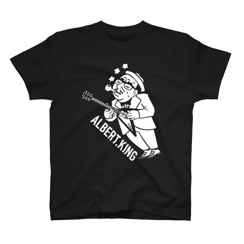 dizzyhazyのALBERT.KING ホワイト スタンダードTシャツ