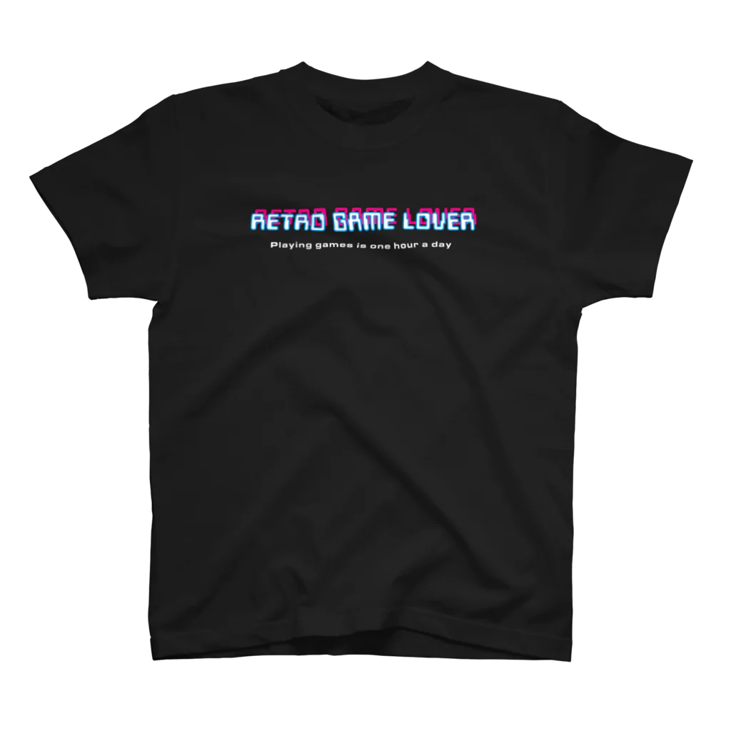 RETRO GAME LOVERのRETRO GAME LOVER（表裏印刷） Regular Fit T-Shirt