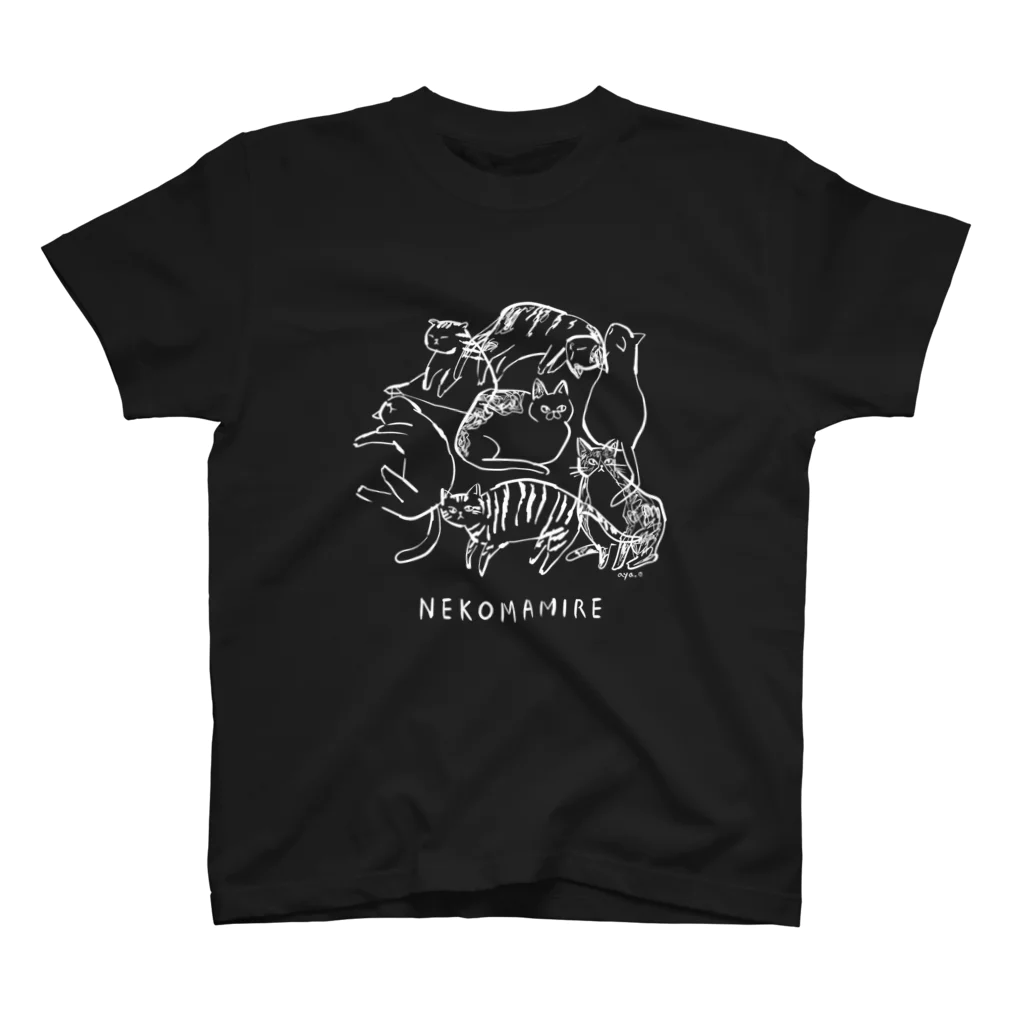 AYA OKAWA online shopのNEKOMAMIRE WT スタンダードTシャツ