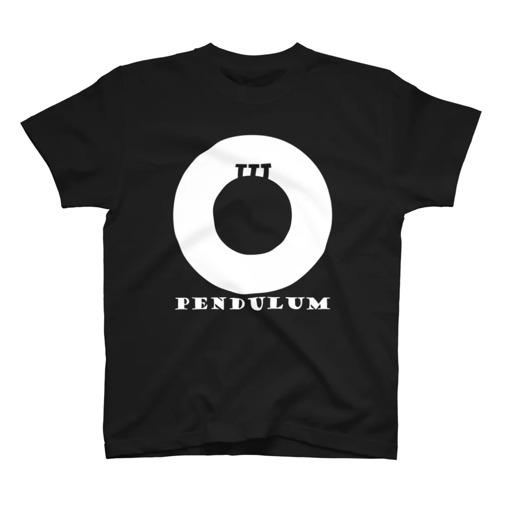 mosmos storeのEnigma Pendulum -white- Regular Fit T-Shirt