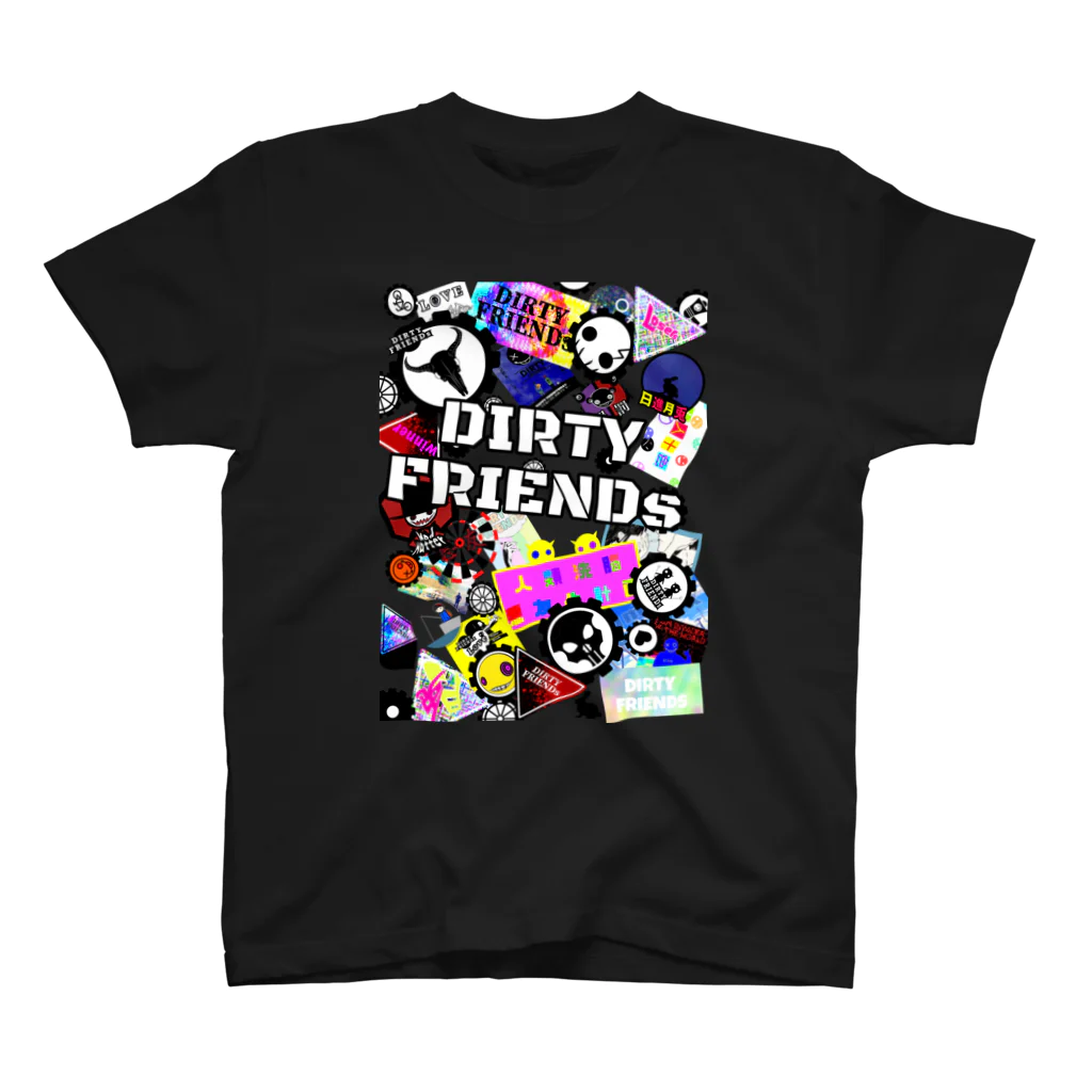 DIRTY FRIENDSのゴチャ混ぜ FRIENDs スタンダードTシャツ