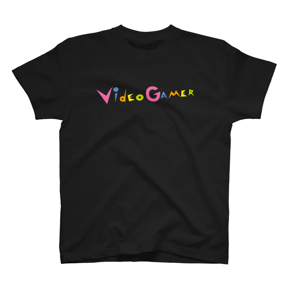 RETRO GAME LOVERのVIDEO GAMER(カラー) スタンダードTシャツ