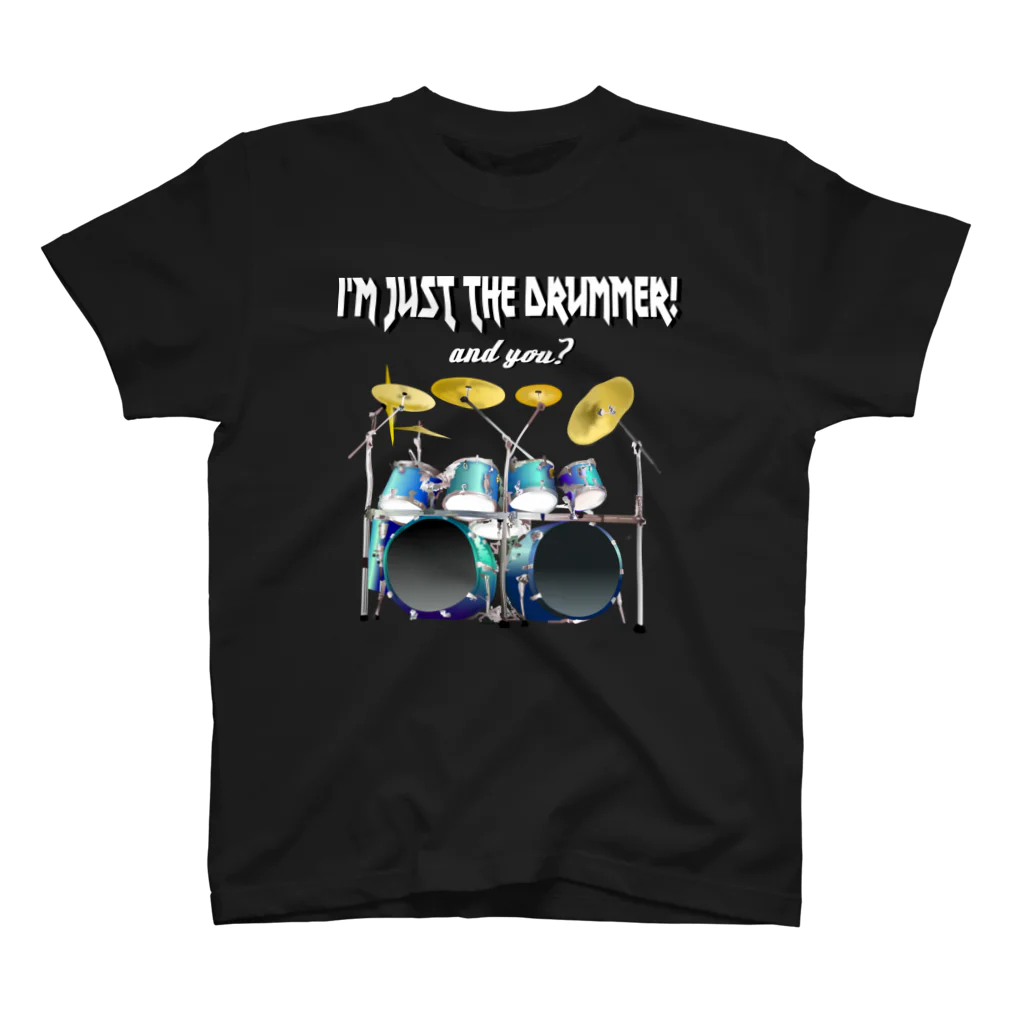 『NG （Niche・Gate）』ニッチゲート-- IN SUZURIのI'm just the drummer! and you? HV h.t. スタンダードTシャツ