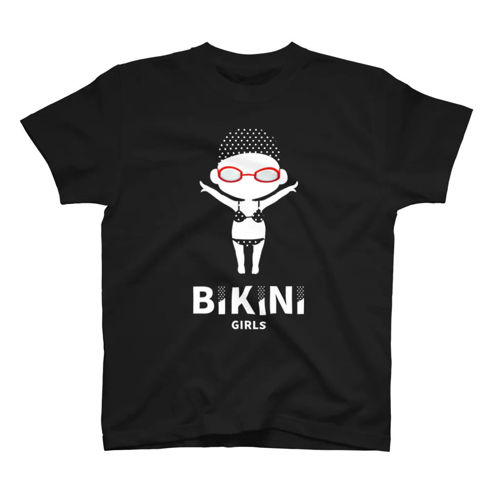 8anna storeのBIKINI GIRLS／ビキニガールズ　シルエットバージョン Regular Fit T-Shirt