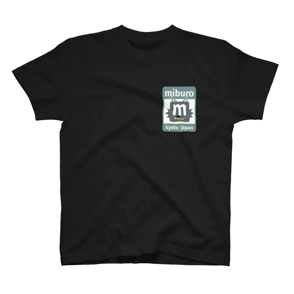 No.326のステッカーロゴ(グレー) スタンダードTシャツ