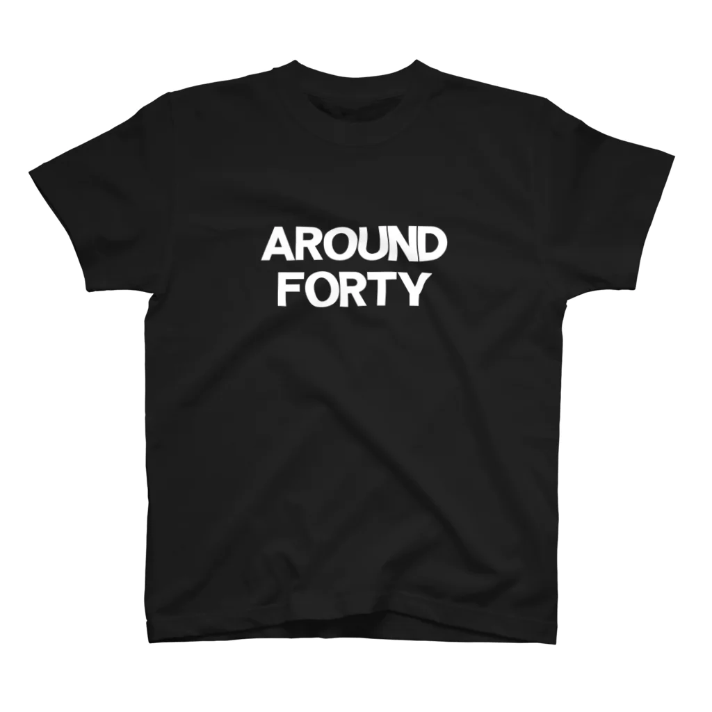 パル内藤のアラフォー（バックプリント無＆白文字） スタンダードTシャツ