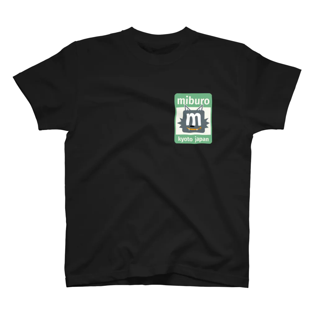 No.326のステッカーロゴ(グリーン) スタンダードTシャツ