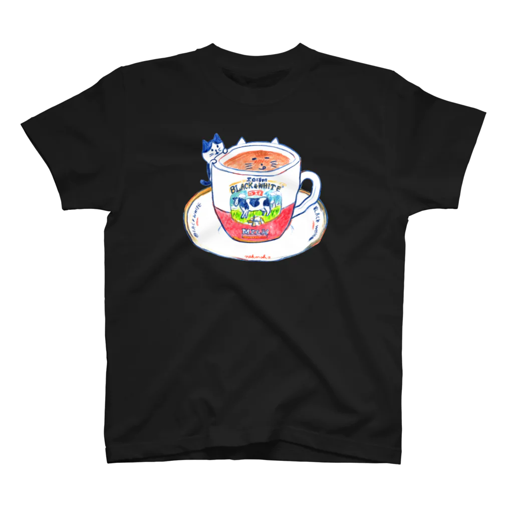 NEKONOKOの猫香港式ミルクティー Regular Fit T-Shirt