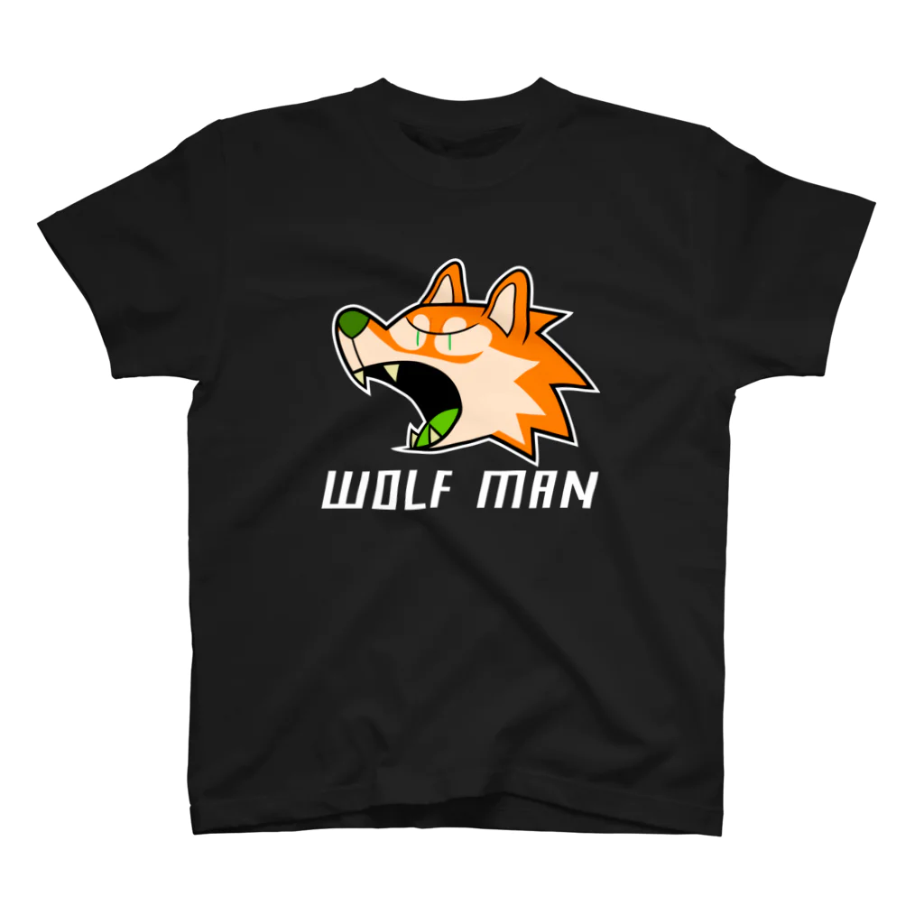 WORLD APART!のWOLF MAN ORANGE Regular Fit T-Shirt