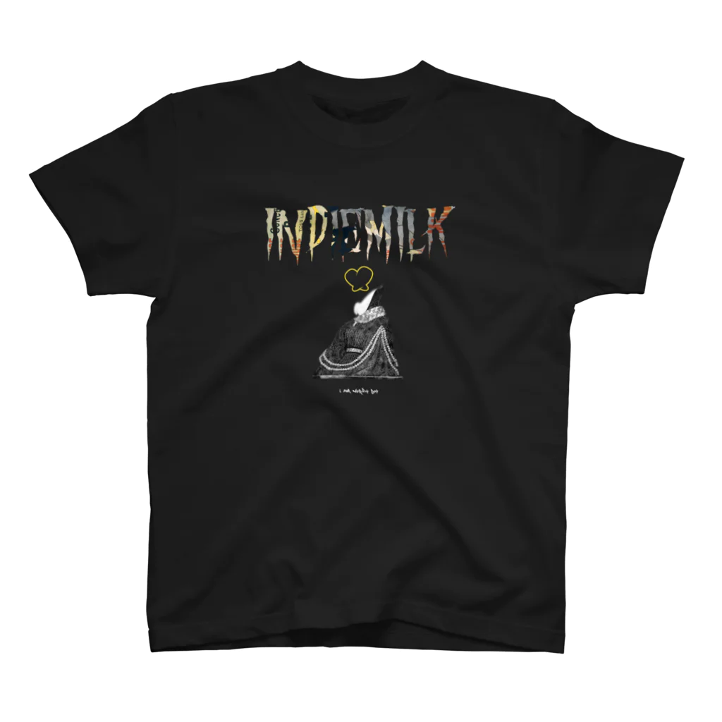 インドの牛乳屋のindiemilk I am nerdy boy T-shirt スタンダードTシャツ