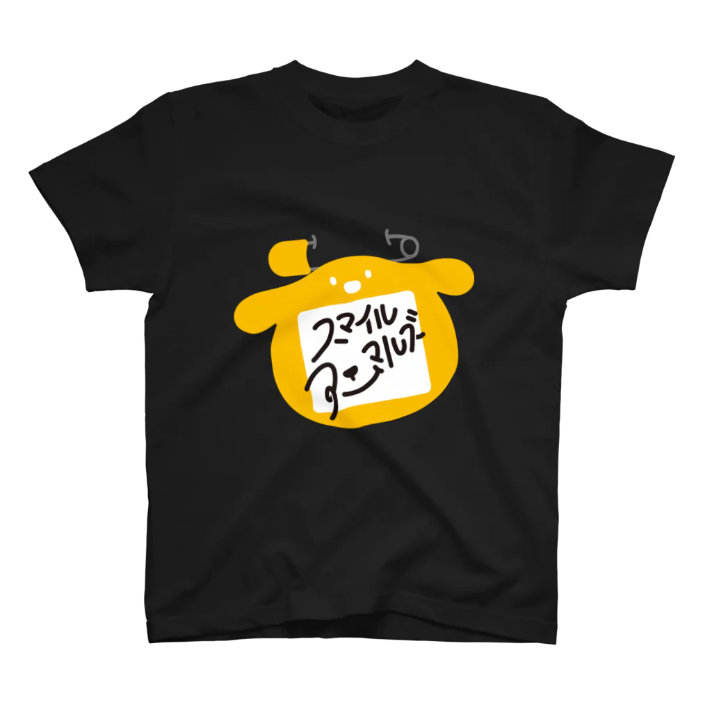 NPO法人SMILE ANIMALSオフィシャルショップのスマイルアニマルズ_黒 スタンダードTシャツ