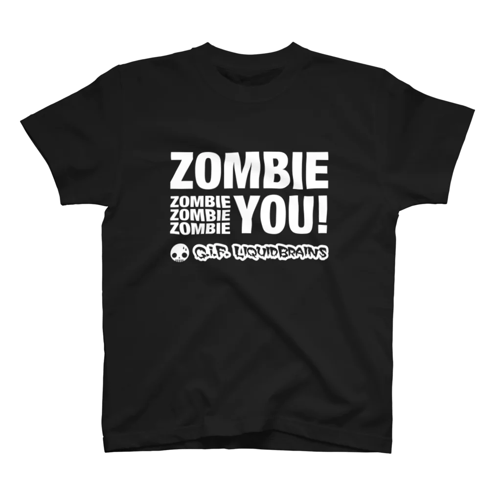 KohsukeのZombie You! (white print) Regular Fit T-Shirt